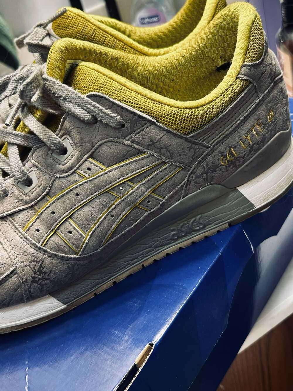 Asics Gel-Lyte III Size 13 Moonrock Grey Sneakers H6U2Y